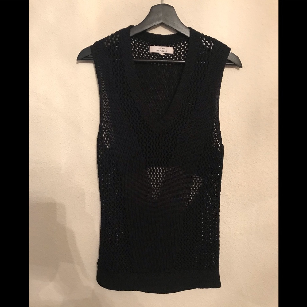 👗Robert Rodriguez Knitted Sleeveless Top